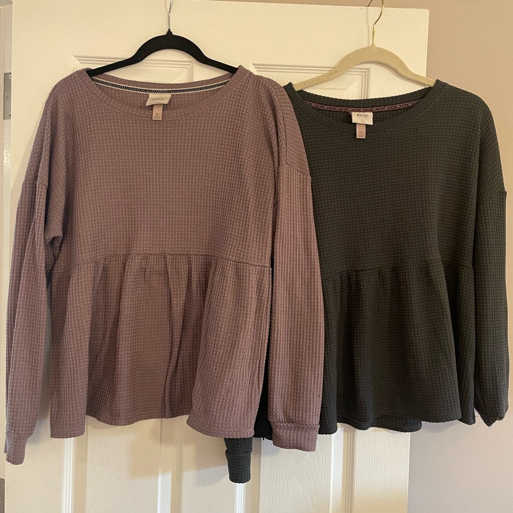 Bundle of two Knox Rose by Target XL peplum tops 🎯